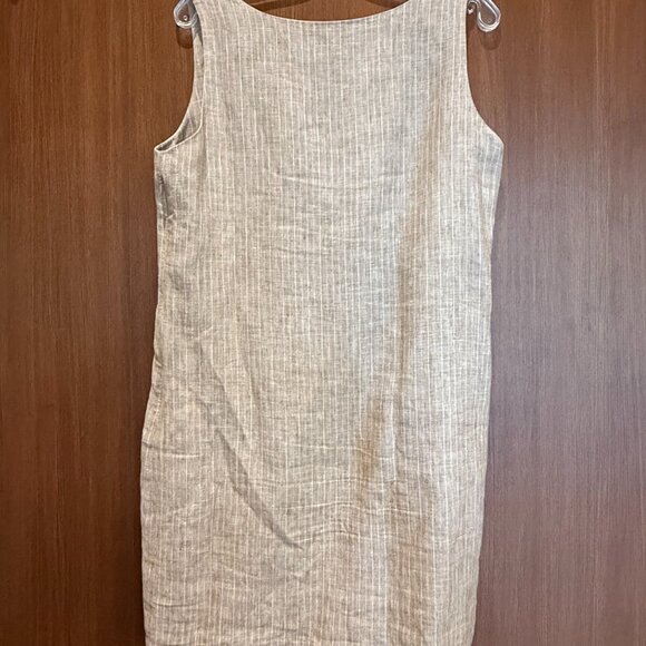 Theory Linen Slip Dress - Picture 3 of 3